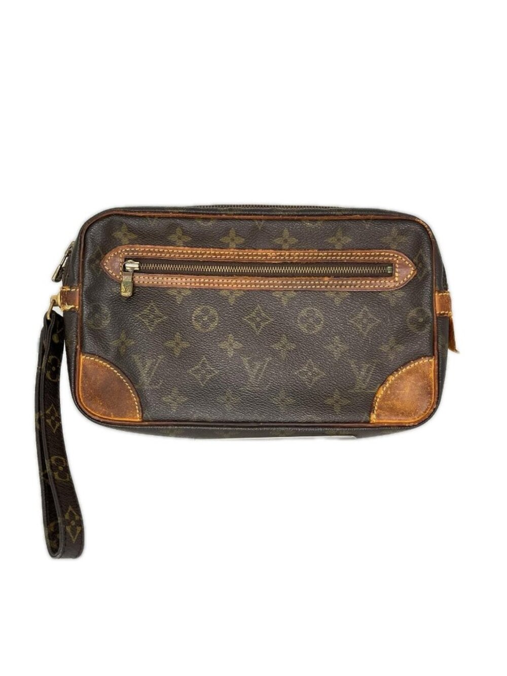 Louis Vuitton Monogram Marly Dragonne GM Second Bag Brown